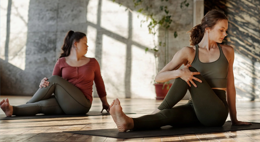 Țesătură de yoga/sală de gimnastică