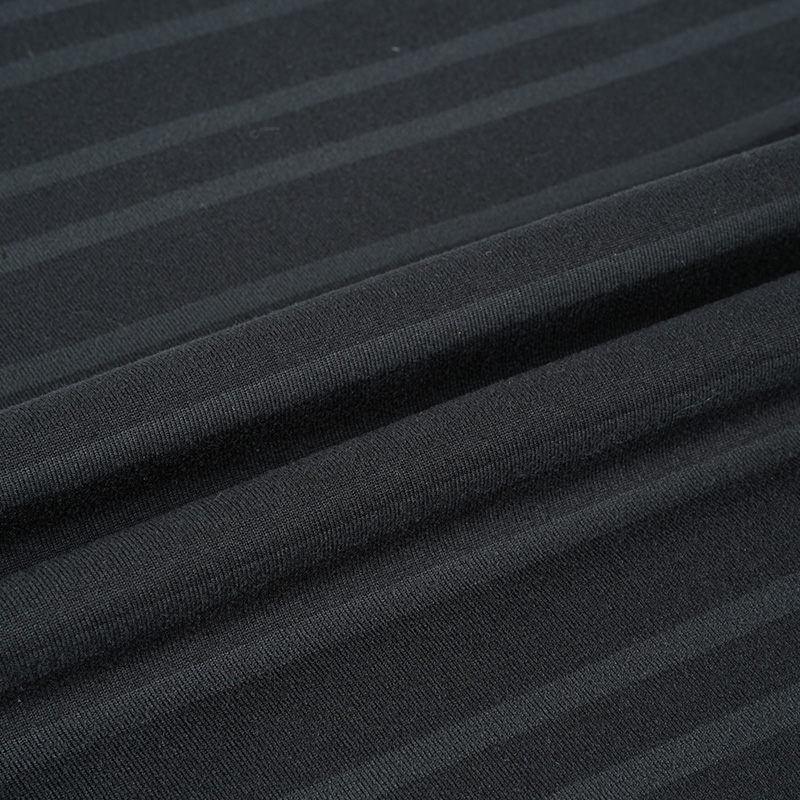 11sp149 90% poliester 10% spandex 170gsm dungă de întindere confortabilă tricou piersic tricotat